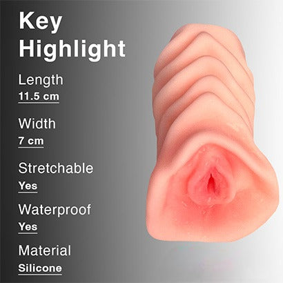 Realistic Pocket Pussy and Anal Masturbator
