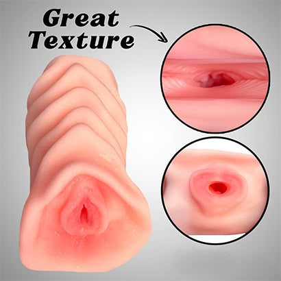 Realistic Pocket Pussy and Anal Masturbator